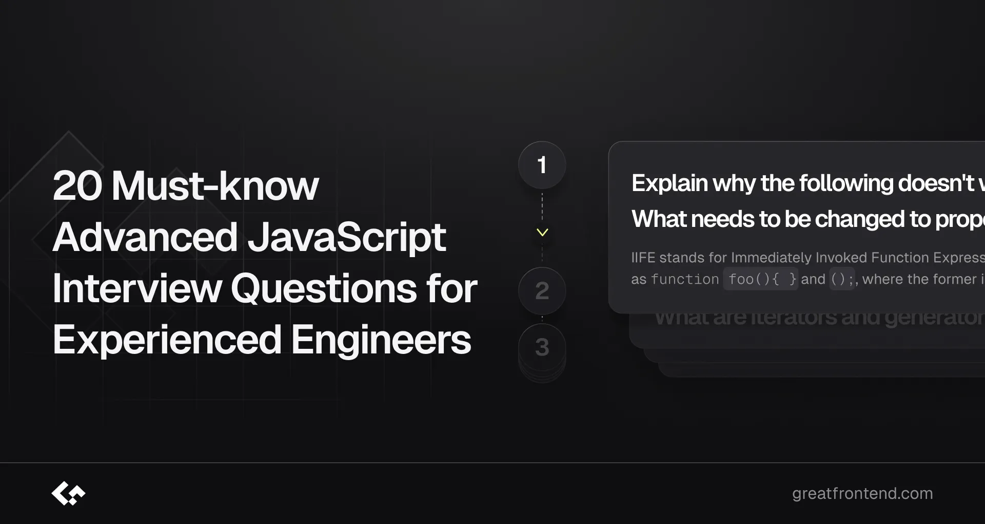 20 Must-know Advanced JavaScript Interview Questions for Experienced Engineers