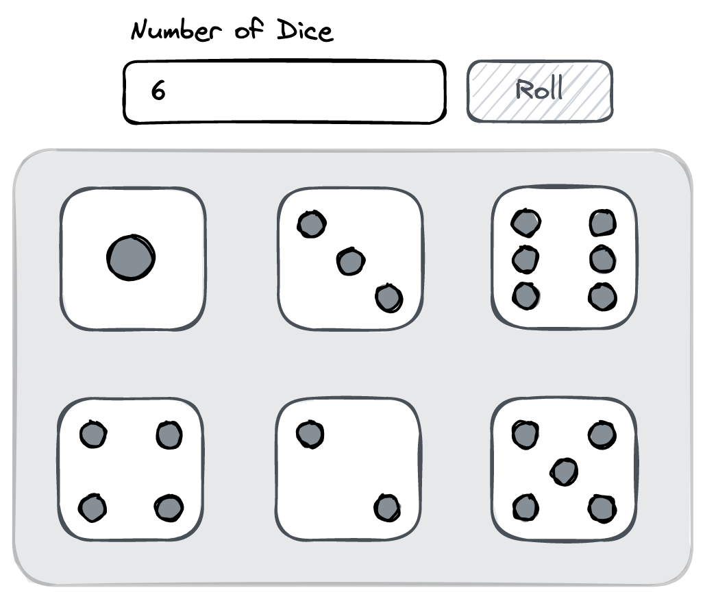 Dice roller example